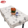 tablecloth with flannel back peva